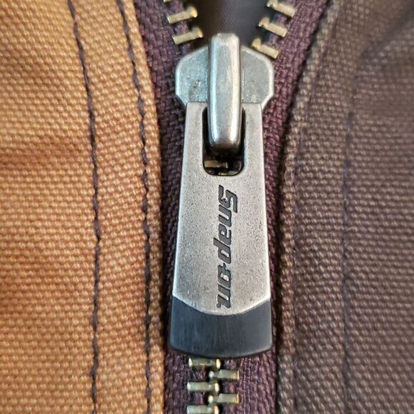 💐Snap-On Tools Heavyweight Insulated Zip Up Hooded Coat Jacket Sz XL - Picture 4 of 12